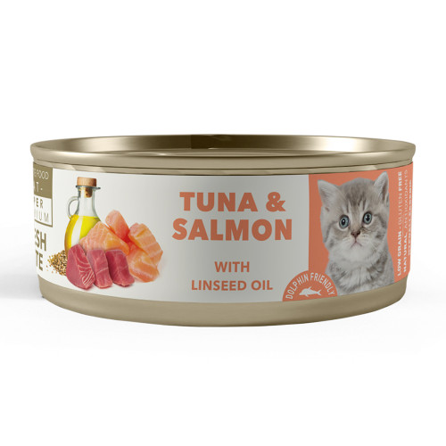 Amity Super Premium Low Grain Kitten Salmon 2kg Loja Modelo